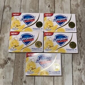 Safeguard Bath Soap‎ Lemon Fresh + Vitamin C 125g Pack Of 5
